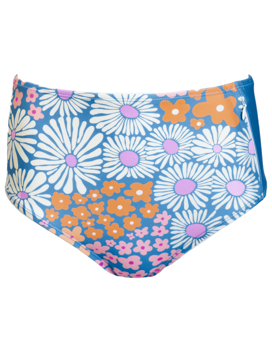 Floral Waves Zip Pocket Bottom