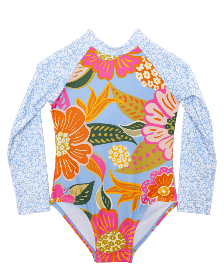 Mona Girls Long Sleeve One Piece