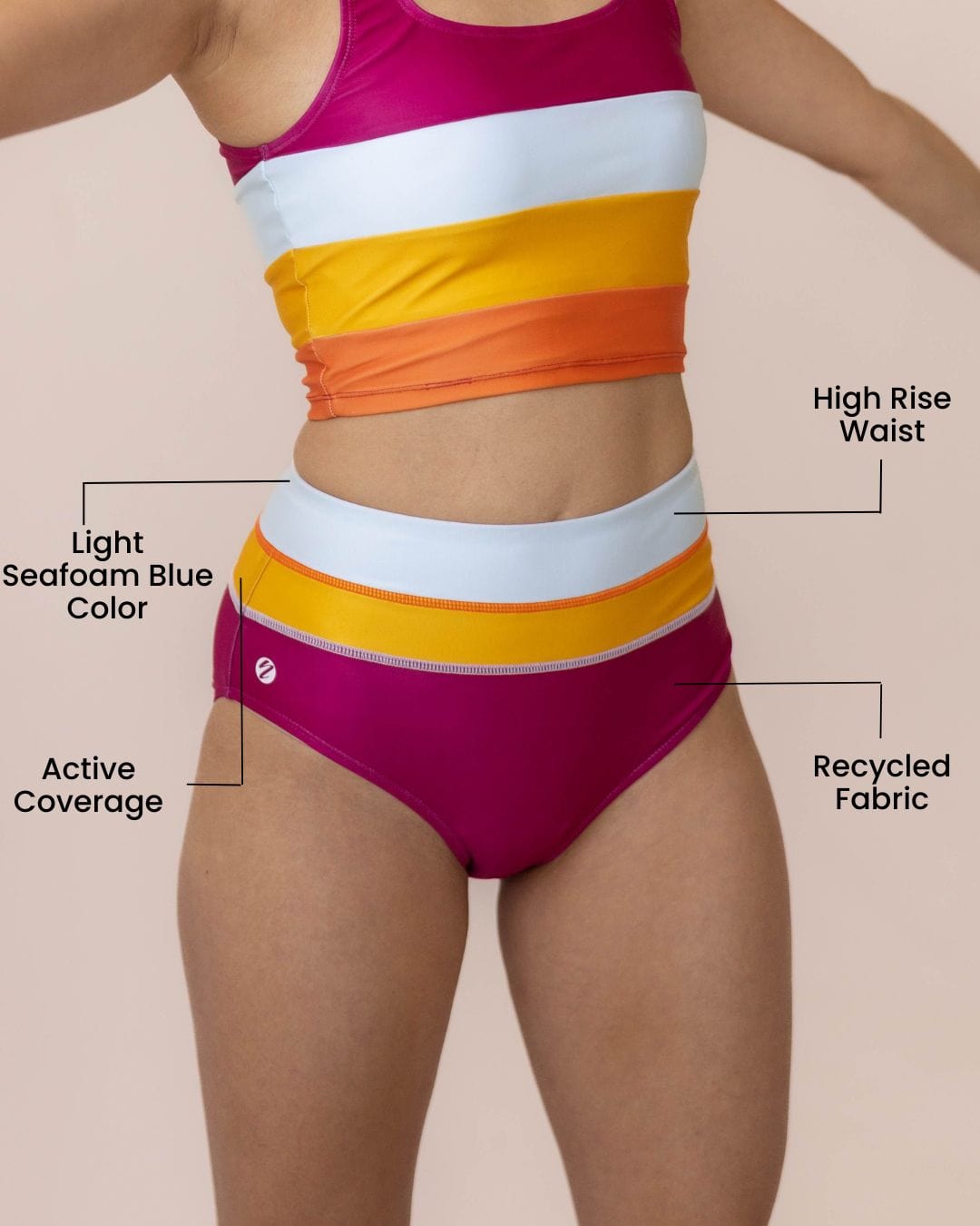 Berry Colorblock Bottom