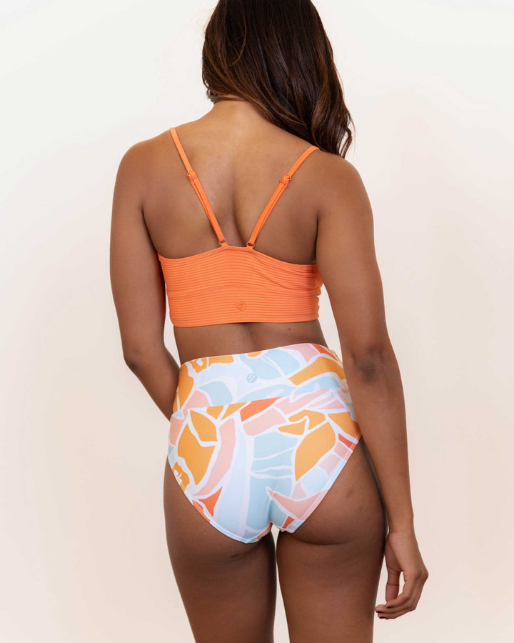 Zena Flat Rib Surf Crop