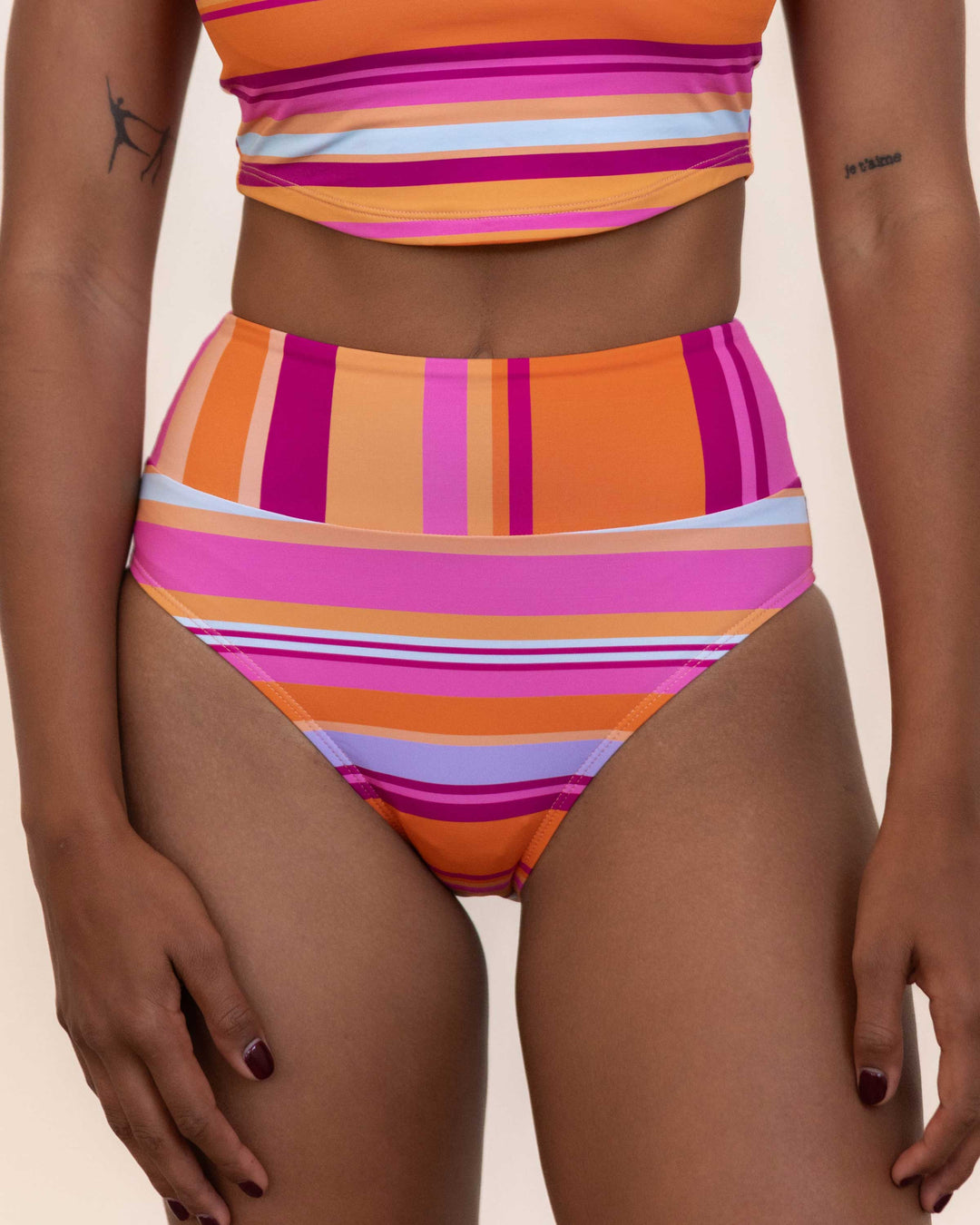 Sunset Stripe Mid Rise Bottom