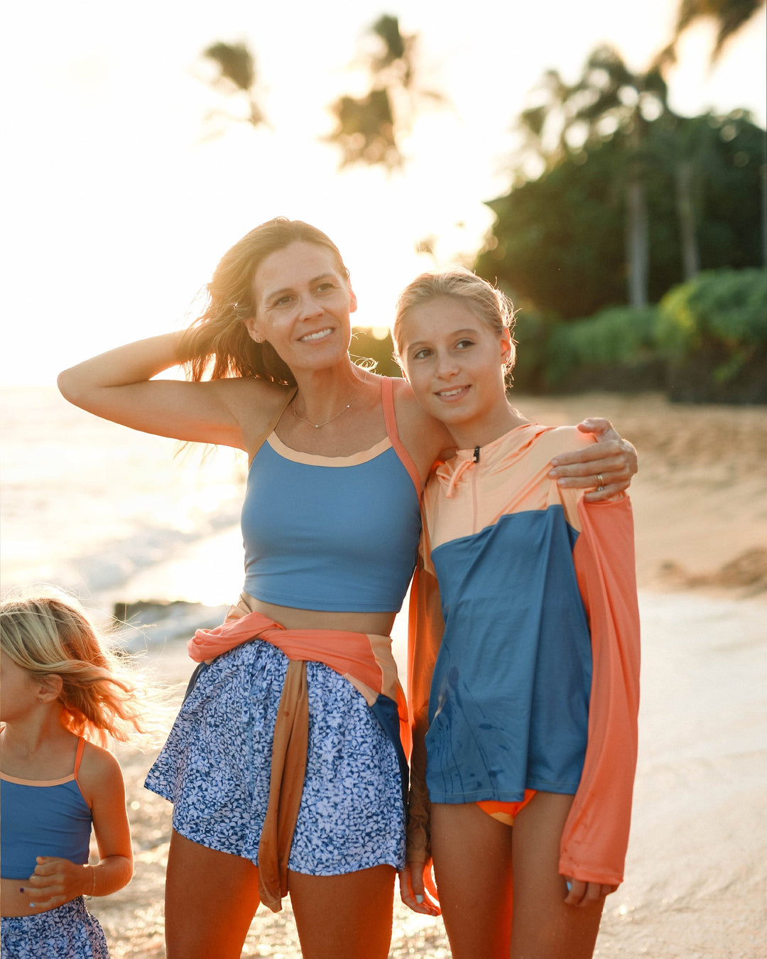 Blue Lagoon Scoop Neck Crop