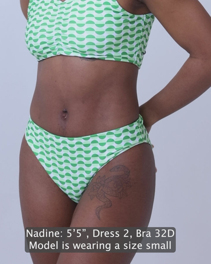 Verde Reversible High Leg Bottom