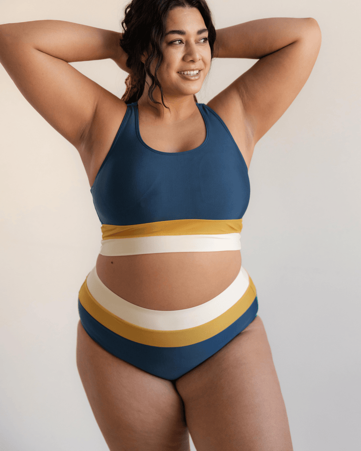 Coastal Tide Colorblock Bottom