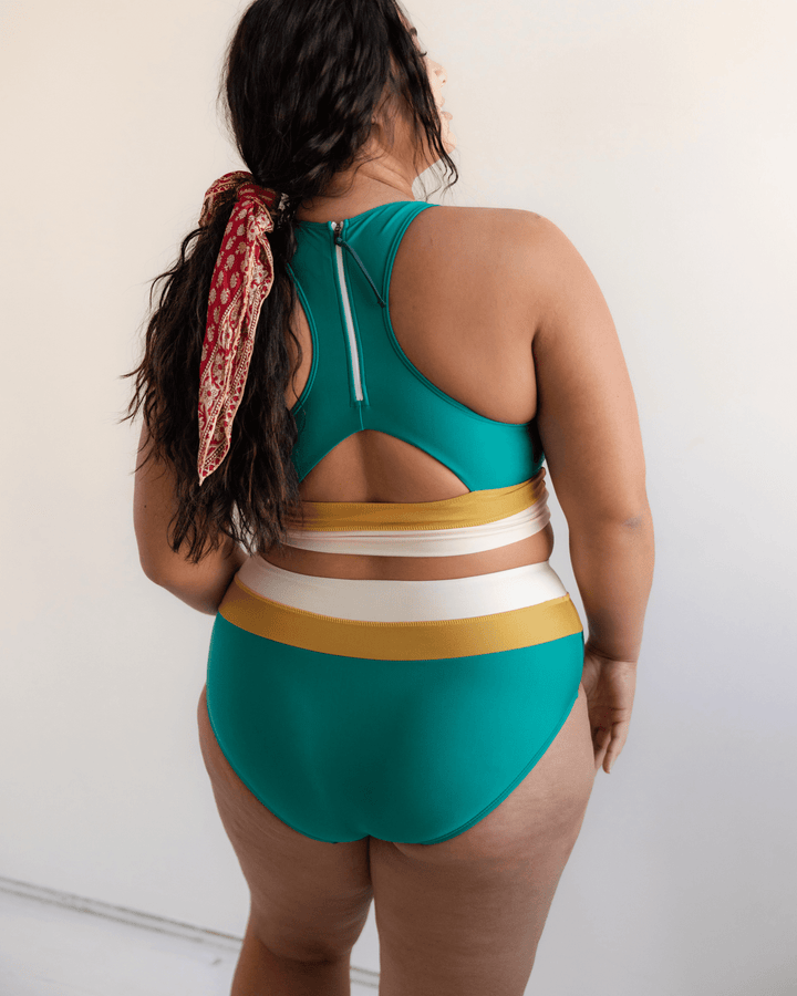 Coastal Tide Colorblock Bottom