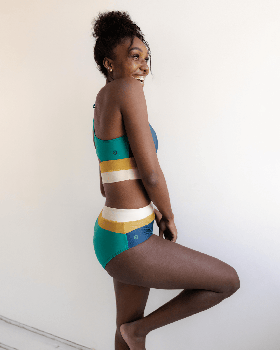 Coastal Tide Colorblock Bottom