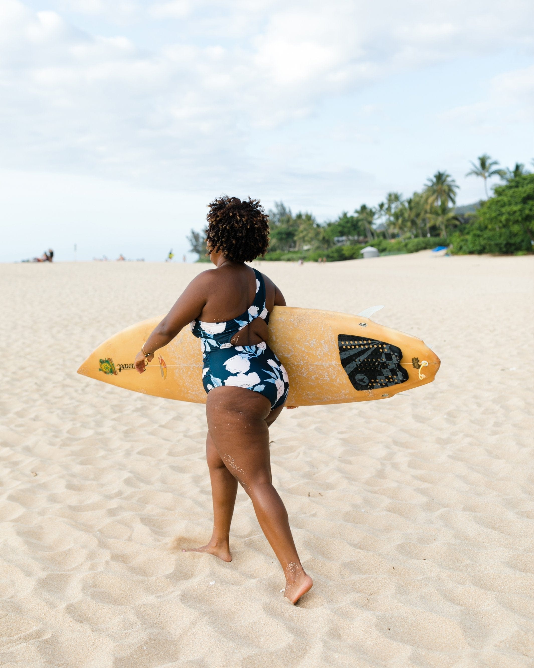 Midnight Floral Cascade One Piece