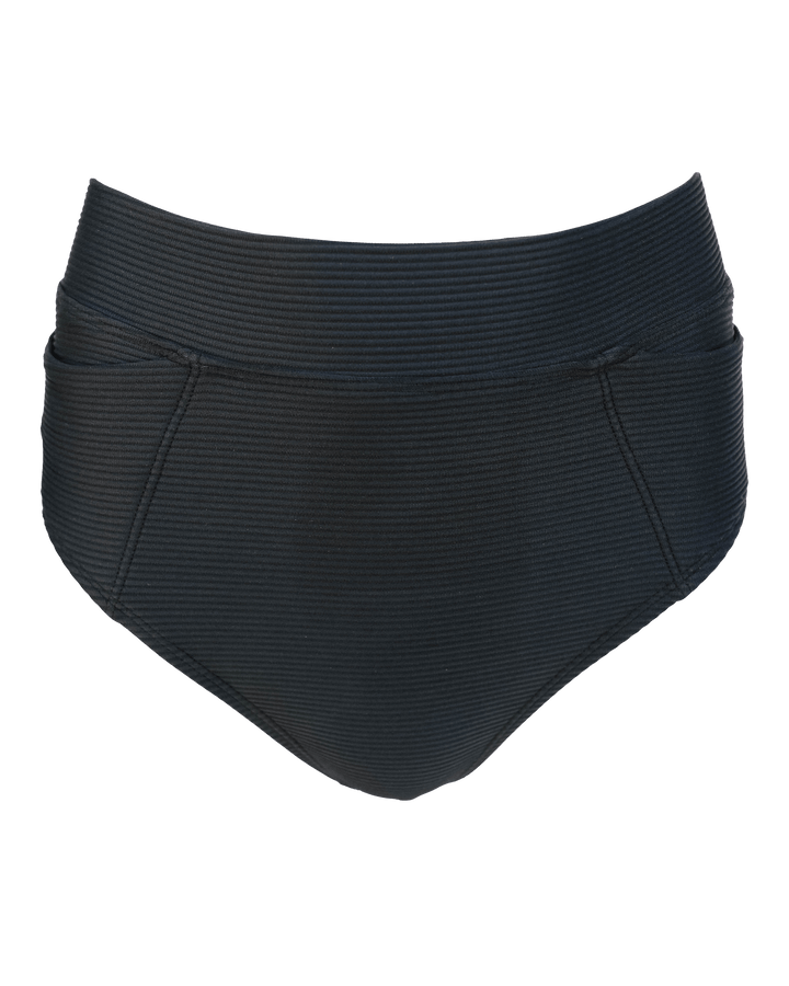 Pre-Order Textured Black Midrise Bottom