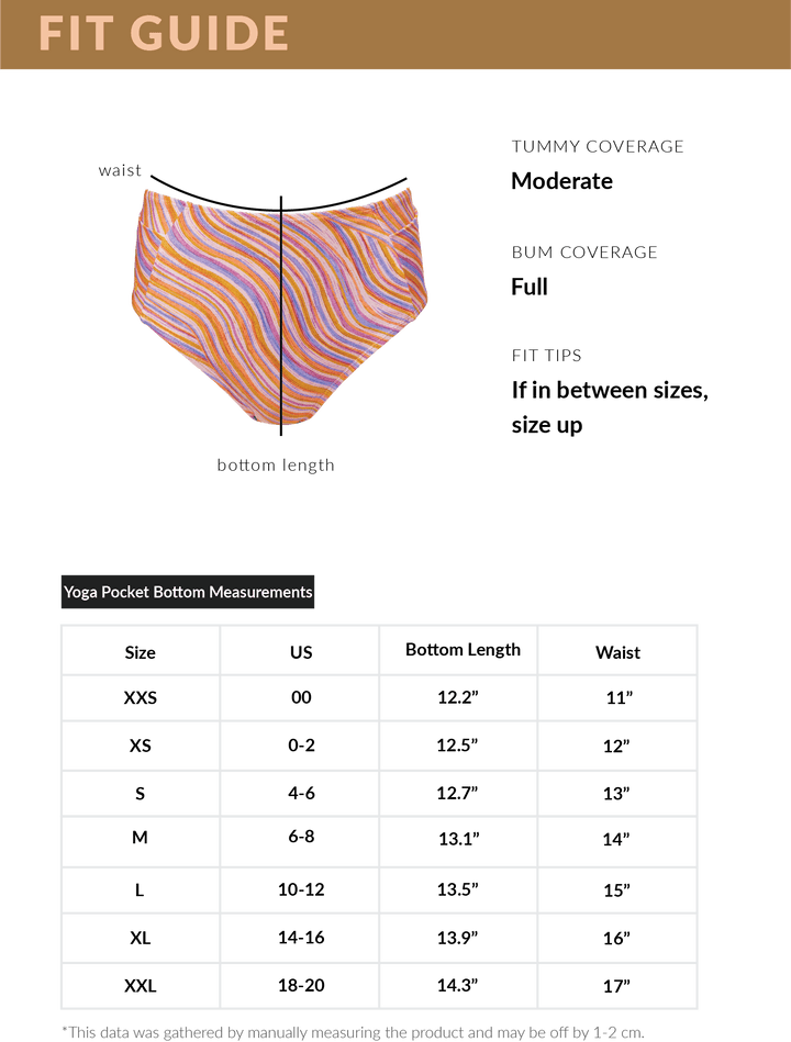 Fit Guide for the Yoga Pocket Bottom