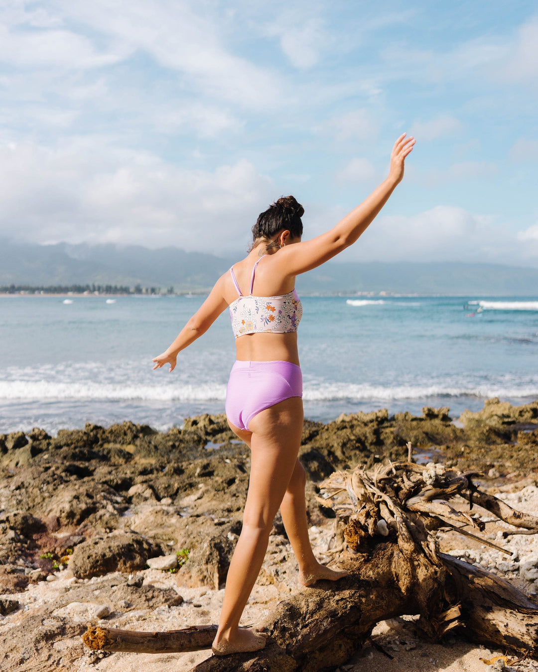 Lilac Beach Crossover Bralette