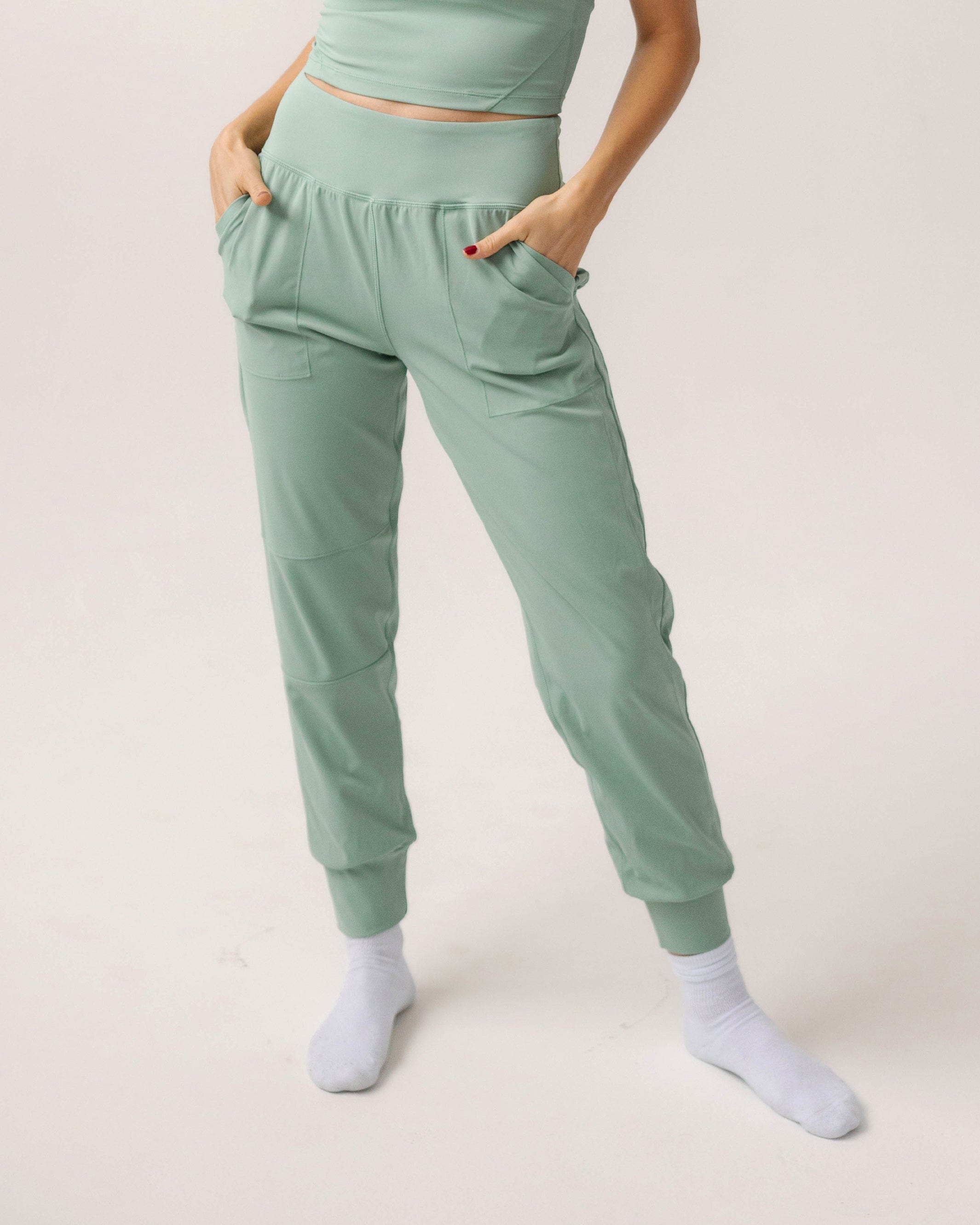 Super Soft Jogger - Trek Green  Women's Trousers & Yoga Pants