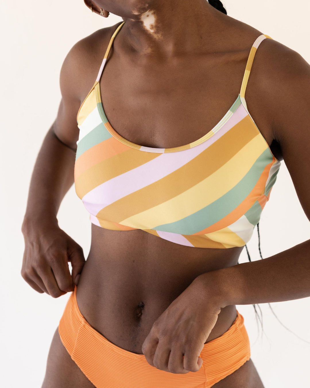 Surf Stripe Tone Crop