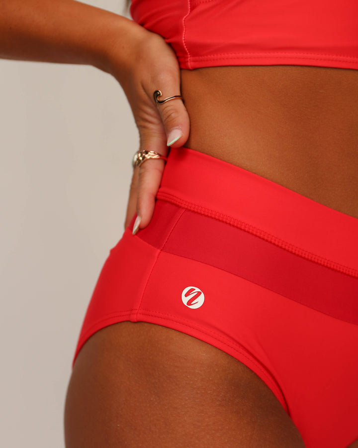 Leilani Red Colorblock Bottom